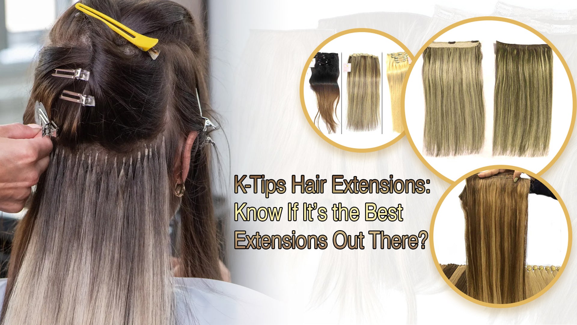 Black Hair Extension Keratin Tip K-Tip Fusion Iron